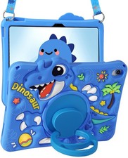 Boaretiu for Ipad A16 Case/10Th Generation Case - Blue Dinosaur Cool for Boys Gi picture