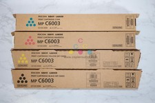 4 Genuine Ricoh MPC6003,C4503,C5503 CMYK Toner 841849,841850,841851,841852 picture