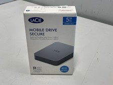 LaCie 5TB Mobile Drive Secure USB 3.2 Gen 1 External Hard Drive picture
