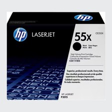 New Open Box HP 55X High Yield Black Original LaserJet Toner Cartridge, CE255X picture