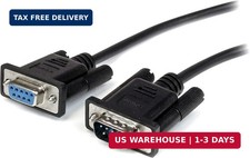 StarTech.com 3m Black Straight Through DB9 RS232 Serial Cable - DB9 RS232 Serial picture