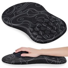 1 PC Ergonomic Mouse Pad Wrist Rest Support Computer Massage PU Base Mat picture