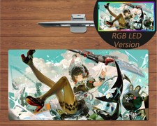 RGB LED Large Mouse Pad Zenless Zone Zero ZZZ Ellen Joe Gaming Mat Mousepad picture