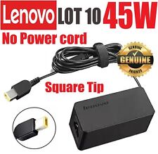 LOT 10 Lenovo 45W 20V AC Adapter Square Tip 00HM616 ADLX45NCC2A ~No Power Cord~ picture