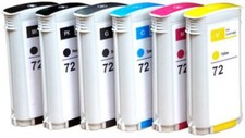6PK 72 Ink Cartridges Replacement for HP 72 ink T610 T620 T770 T790 T110 130ml picture