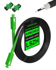 VANDESAIL 30M SC/APC Fiber Optic Internet Cable 100ft OS2,Outdoor Armored picture
