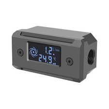 Water Flow Meter G1/4 Thread for PC Water Cooling, LED Digital Temp Indicator picture