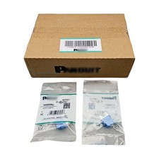 (Box of 50)NEW For Panduit NetKey NK688MBU Cat6 Keystone Jack Blue Module picture