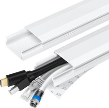 TV Cable Hider - 62.8In PVC Cord Hider Cable Management Wall, Paintable Cord  picture