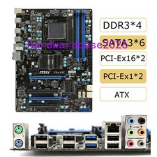 MSI 970A-G43 ATX Motherboard Socket AM3/AM3+ AMD 970 DDR3 USB3.0 Tested picture