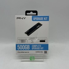 New PNY 2280mm Upgrade Kit 500GB M.2 NVMe Gen 4.0 x 4 SSD M280CS2340-500KIT-RB picture