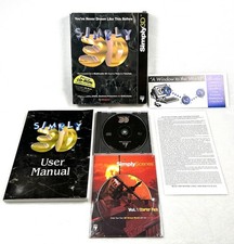 Simply 3D Software For Windows 95 Multimedia Set Disc Renderize Computer Cd-Rom picture
