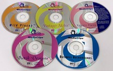Aris MediaClips - 5 CD-ROMs for Windows/Mac from 1991-1994 picture