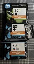 3 - HP 60XL/60 Black & 60 Tri-color Ink Cartridges - Open Box picture