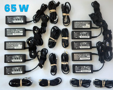 Lot of 10 HP 65W AC Adapter 19.5V 3.33A 7.4mm w/ AC Cord ProDesk EliteDesk picture