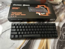 Durgod x Ollyn TGK200 RGB hot swap low profile red Mechanical Switch Keyboard picture