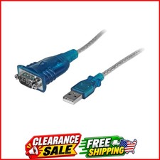 StarTech 17in 1-Port USB to Serial Adapter Cable, M/M, 43cm ICUSB232V2 picture