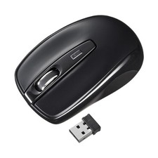 Sanwa Supply Ultra-Small Receiver Wireless Optical Mouse Black MA-NANOH8BK picture