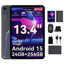 13 Inch Large Tablet,Android 15 Tablets with Gemini AI,24GB RAM+256GB ROM, 120Hz picture