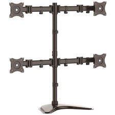 StarTech ARMBARQUAD Quad Articulating Monitor Stand - Up to 27-inch Screen picture