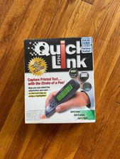 WizCom Quick Link Pen Handheld Scanner Super Pen 1999 Version New Old Stock picture