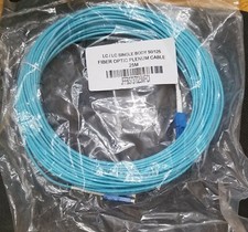 25 Meter OM3 LC-LC Plenum Single Body 10Gbps Fiber Patch Cable *NEW* picture