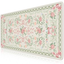 Green Desk Mat,Cute Desk Pad for Keyboard and Mouse picture