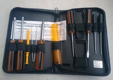 Vintage Radio Shack Deluxe Computer Tool Kit with Manual and Case picture