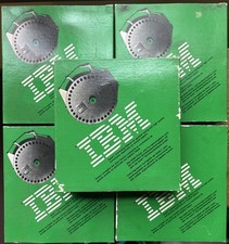 5 Lot VTG IBM 1299602 Quiet Correcting Typewriter Ribbon Black New Green Box NOS picture