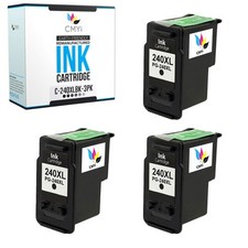 3-Pack CMYi Compatible PG 240XL Black Ink for Canon PIXMA MG3220 MG3222 MG3500 picture