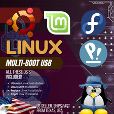 🔥 Multi-Boot USB Linux Ventoy – Ubuntu 🐧, Mint 🍃, Fedora 🧪, Pop_OS 🚀 picture