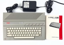Vintage Atari 65XE Computer with Power Supply - Tested - MISSING KEY picture