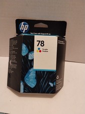 GENUINE HP 78 Tri-Color Ink Cartridge C6578DN OPENED BOX picture