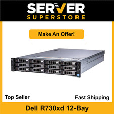 Dell PowerEdge R730XD Server 2x E5-2697 V3=36 Cores H730P 32GB 12x trays+2 trays picture