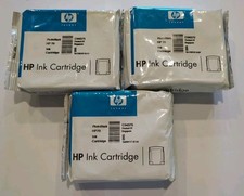 Lot Of 3 Genuine HP 70 Photo Black Ink 69ml DesignJet Q6675A L3S81B E1L21B   picture