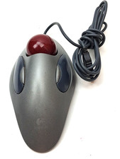 Logitech T-BC21  Trackman Trackball USB Mouse Marble Ball picture