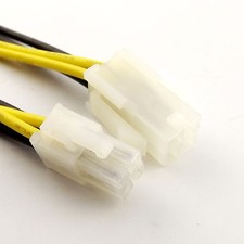 10x ATX 4 Pin Male to 4PIN Female PC CPU Motherboard Power Supply Adapter Cable picture