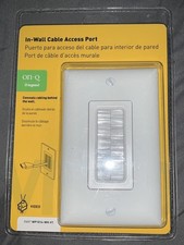 Legrand On-Q WP1014-WH-V1 Cable Access Port White  NEW SEALED  picture