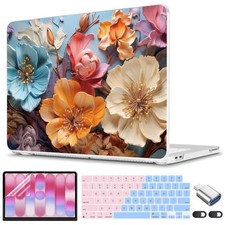 CISSOOK for MacBook Neo 13 inch Case 2026 Release Model A3404 Flower picture