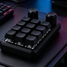 Custom Mechanical Macro Pad Hot-Swappable 12-Key Programmable Keypad RGB Backlit picture