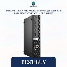 Dell OptiPlex 7080 Micro i5-10500T@2.3GHz 8GB RAM 256GB NVMe Win 11 Pro WH857 picture