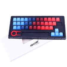 Gradient Color Keyboard Keycaps 37 PBT MX Double Shot Injection Backlit Keycaps picture