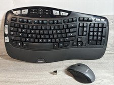 Logitech Wave Comfort Wireless K350 Keyboard w/ M705 Mouse & USB Dongle picture