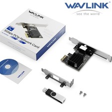 WAVLINK 5G Base-T PCIe Network Card PCI Express Ethernet Low Profile Bracket picture