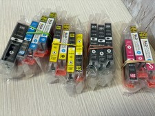 14 INK CARTRIDGES COMPATIBLE With CANON-NEW SEALED All Colors  picture