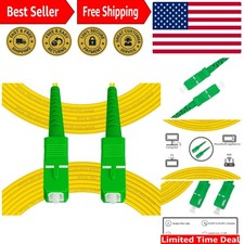 OS2 SCA to SCA Fiber Optic Cable Internet Single Mode, 1M3ft picture
