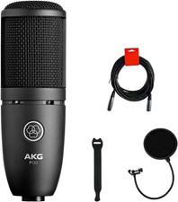AKG P120 with Pop Filter, Cable Ties and XLR Cable picture