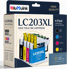 LC203XL Ink Cartridges High Yield Work with MFC-J460DW MFC-J480DW MFC-J485DW picture
