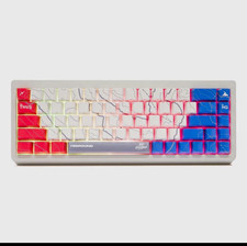 100 Thieves 100T x HG Higround Summit 65 Red White Blue Keyboard Cartograph picture