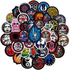 50 Pcs Star Wars Sticker Pack,Unique Cool Stickers Notebook Guitar Multicolor picture